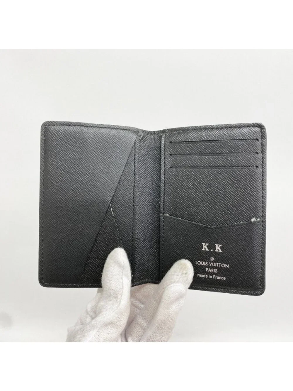 Louis Vuitton Card Case Damier Graphite Organizer de Poche Black Gray
